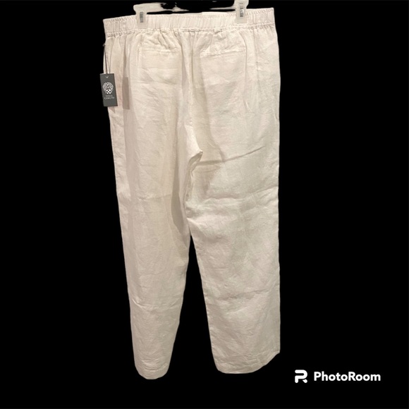 Vince Camuto pants, 100% linen, size Large, relaxed fit - Picture 2 of 5